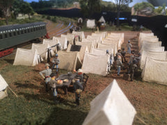 HO/22mm Fences, Walls, Fortifications, Tents