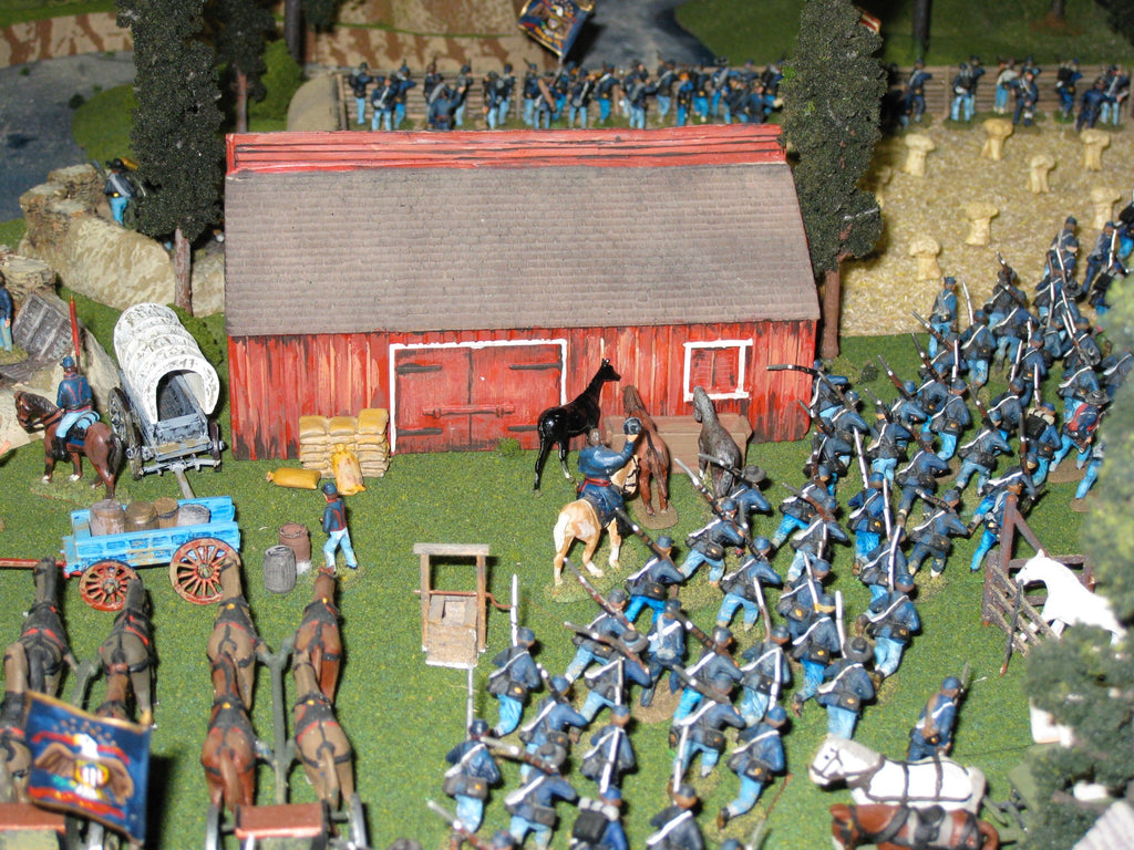 100 Figure Bulk Pack - U.S. Infantry Advancing - 20th Maine with Colonel Joshua Lawrence Chamberlain