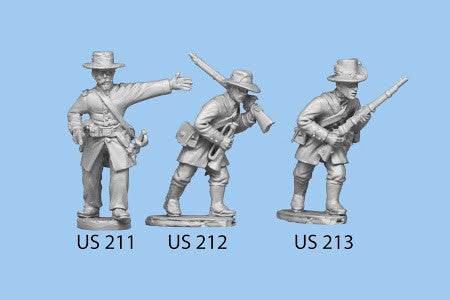 US-211 Berdan's Sharpshooters / Group two  / Officer pointing, pistol in other hand