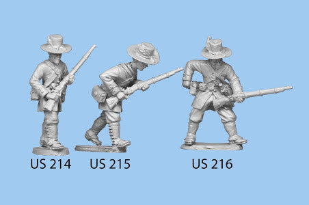 US-215 Berdan's Sharpshooters / Group two  / Advancing / Rifle in both hands, crouched down
