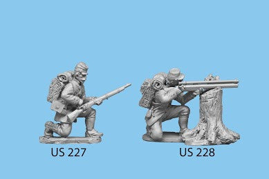 US-227 Berdan's Sharpshooters / Group three / Kneeling and Reaching for Cartridge