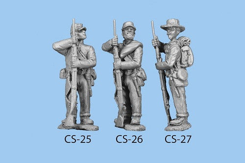 CS-27 Confederate Infantry in Shell Jacket / Back Pack / Ramming Ball