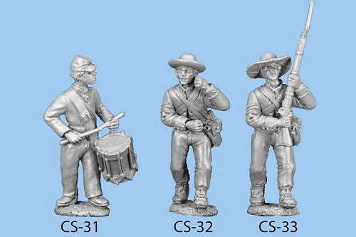 CS-31 Confederate Infantry in Shell Jacket / Drummer