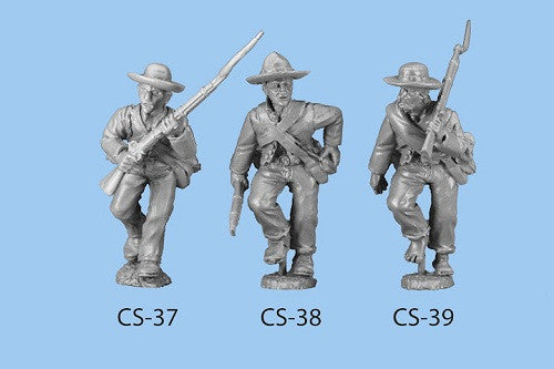 CS-37 Confederate Infantry in Shell Jacket / Advancing, left foot forward