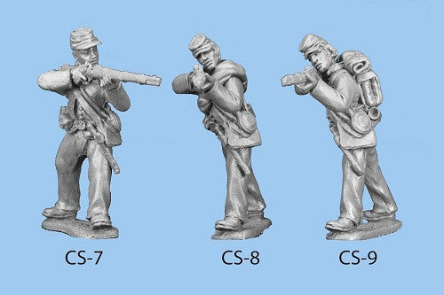 CS-7 Confederate Infantry in Shell Jacket / Standing and Firing - legs spread