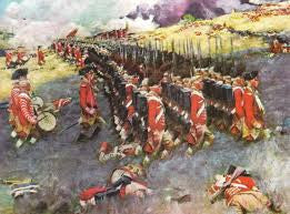 British cavalry charging - 6 troops - waving sabers