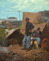 Civil War Camp - Same as CWS100 but includes a Supply Wagon - Use for U.S. or C.S.