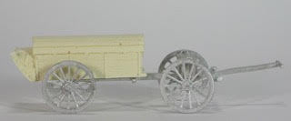 Battery wagon and limber set with 6 horse team running